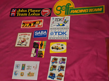 lotto di adesivi vari 10 pz.