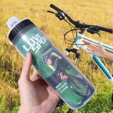 Bottiglia d'acqua per biciclette da 600 ml di bottiglia d'acqua per palestra