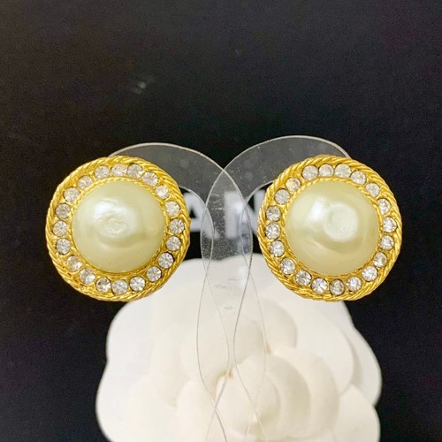 Orecchini chanel oro perla - oro,
