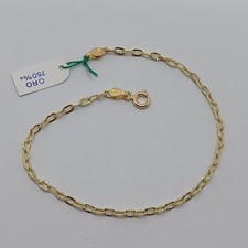 BRACCIALE DA UOMO A MAGLIA  IN ORO GIALLO 18KT 1,25 GRAMMI (8144)