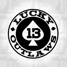 Hot Rod Adesivi Bici Lucky 13