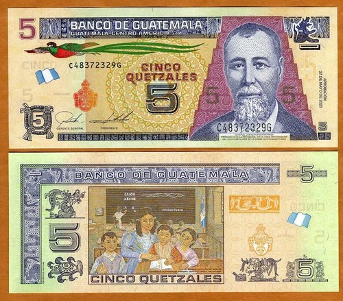 Guatemala quetzales 2020 - 5,