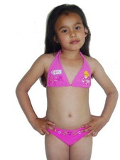 Set bikini 2 pezzi rosa rosa