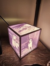 Scatola fotografica personalizzata stampata in 3D luce