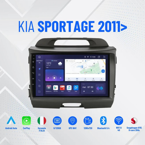 Kia sportage 2011 9 - 9, pollici