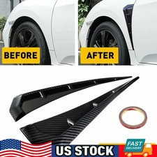 2pcs Carbon Fiber Car Side