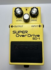 Boss SD-1 SUPER Over Drive giugno-1982 Made in Japan funzionante NEC C4558C M...