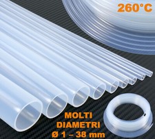 TUBO flessibile PFA PTFE resistente alte calore trasparente chimico FEP TEFLON