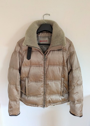 Prada piumino shearling puffer