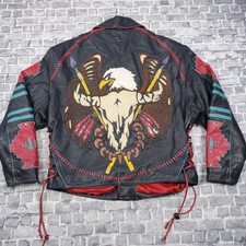 Giacca moto d'epoca grande