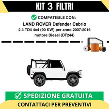 Kit 3 Filtri Tagliando per