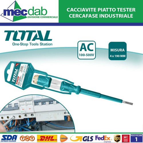 Cacciavite piatto tester - piatto,
