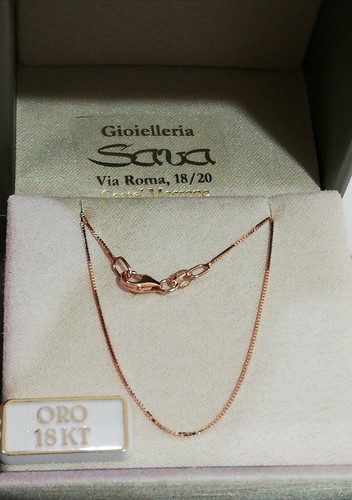 Collana veneziana oro rosa - in,