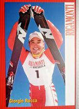 Cartolina Giorgio Rocca- Sponsor Rigamonti La Bresaola-Atomic