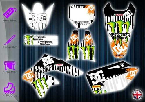 Adesivi kawasaki kxf450 kit - kxf450,