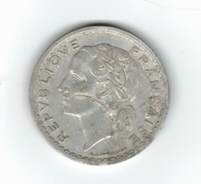 MONETA coin 5 FRANCHI FRANCS