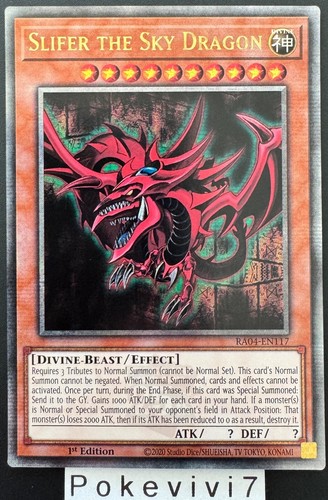 Carte slifer the sky - yu-gi-oh!,