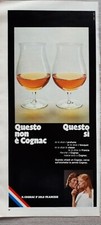 Clipping Ritaglio Pubblicità Cognac Francese anno 1974