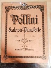 POLLINI Scale per pianoforte *Ed. CARISCH & Janichen MILANO