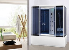 CABINA Doccia Idromassaggio BLUETOOTH - VASCA 170X85 PC TOUCH CROMOTERAPIA OZONO