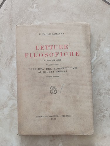 Letture filosofiche volume - filosofiche,