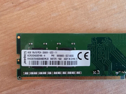 Modulo ram 4gb kingston - kingston, ddr4