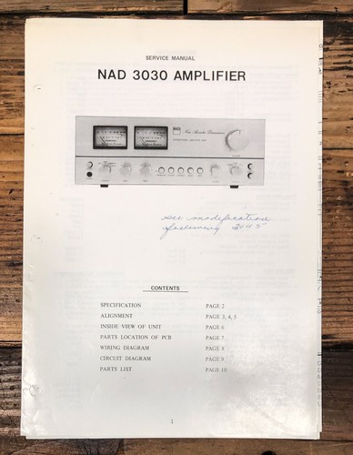 Amplificatore nad modello 3030 - nad,