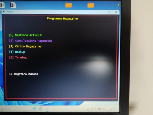 Programma magazzino - programma, di