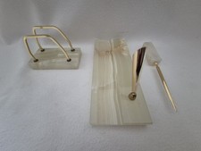 Elegante set scrivania - , onice