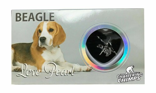 Ciondolo perla beagle - beagle, love