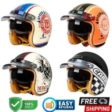 CARAT Casco Moto Mezza Faccia