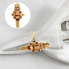  4 Pcs Ferma Tovaglioli Porta