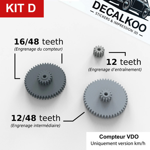 Kit engrenage pignon de - [kit,