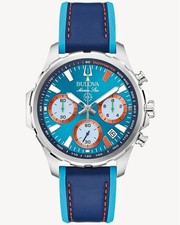 Bulova E1 Team Miami Barca Elettrica Uomo Racing Nuova Marine Star B 96B460