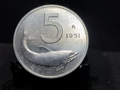 Moneta lire delfino - 5,