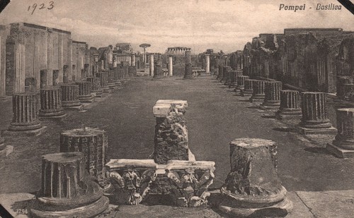 Cartolina epoca basilica di - d'epoca,