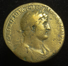Adriano sesterzio annona - sesterzio,,