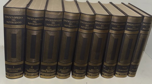 Enciclopedia del novecento - enciclopedia,