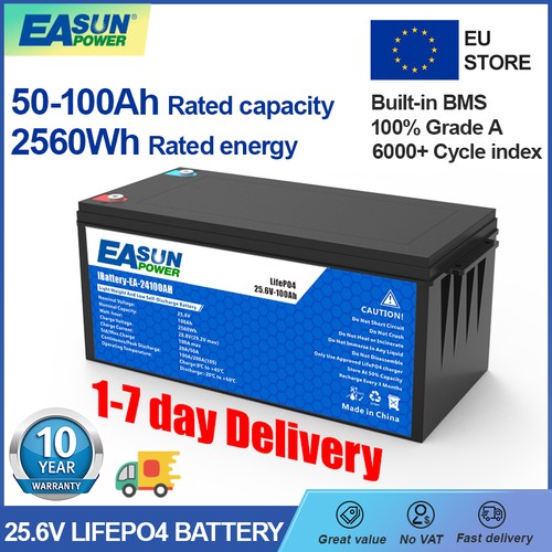 Batteria litio easun 24v - litio,
