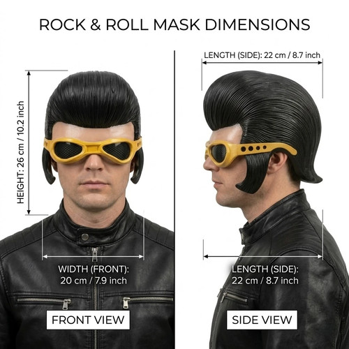Maschera tony pitony elvis - tony,