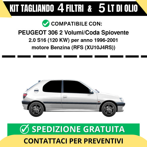 Tagliando per peugeot 306 - tagliando, 2