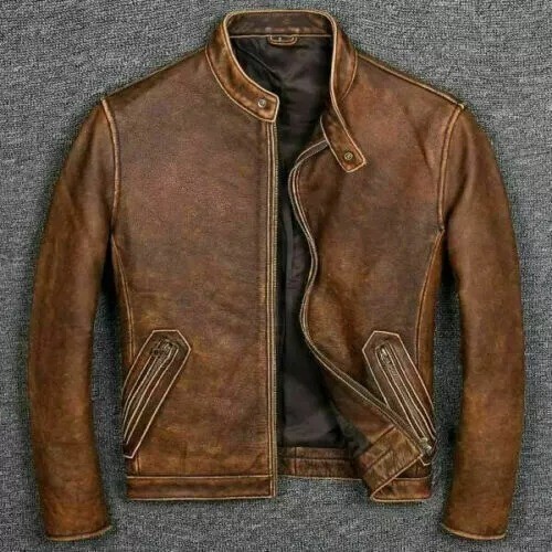 Giacca pelle uomo - , cafe
