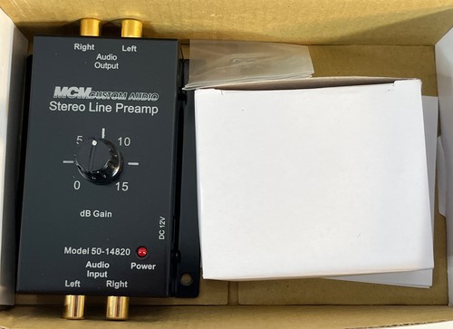 Mcm custom audio stereo line - stereo,