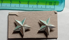 VECCHIE STELLETTE MILITARI A VITE DIVISA UNIFORME POSTWW2 ESERCITO AM MM EI