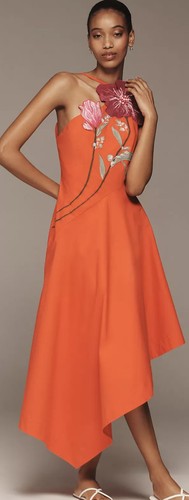 Abito midi yukiko noritake - abito,