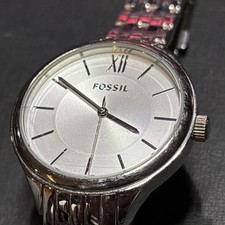 Fossil Silver Tone Dial Silver