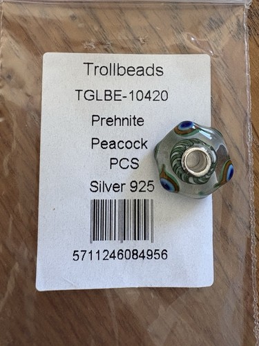 Trollbeads perla vetro - perla, di