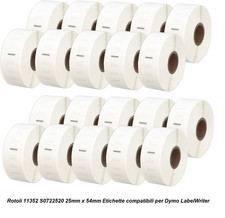 20x 11352 rotoli etichette - 20x,