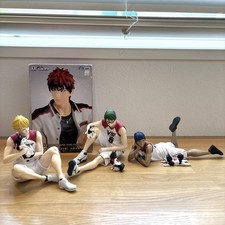 Set 4 pezzi figure Kuroko no Basket tra cui Kagami Kise Midorima Aomine