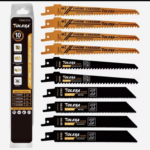 Set 10pz ricambi lame - set, seghetto